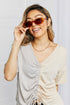 Zoe Oval Full Rim Sunglasses